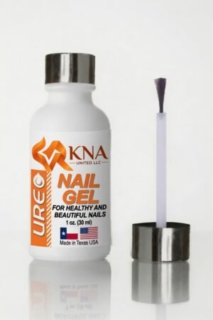 KNA Urea 40% Nail Gel bottle with brush applicator for thick and damaged nails